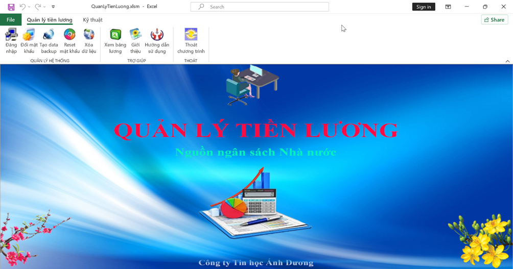 Phần mềm Quản lý tiền lương các trường học